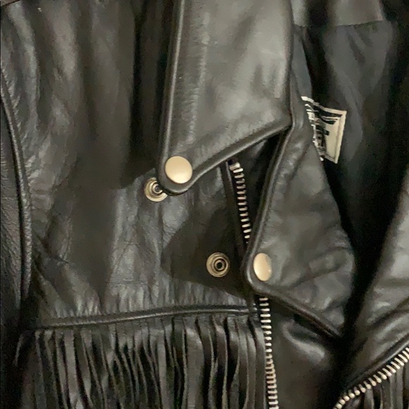 Dallas Premium Leather Motorcycle Jacket - Size 44 - Picture 8 of 8